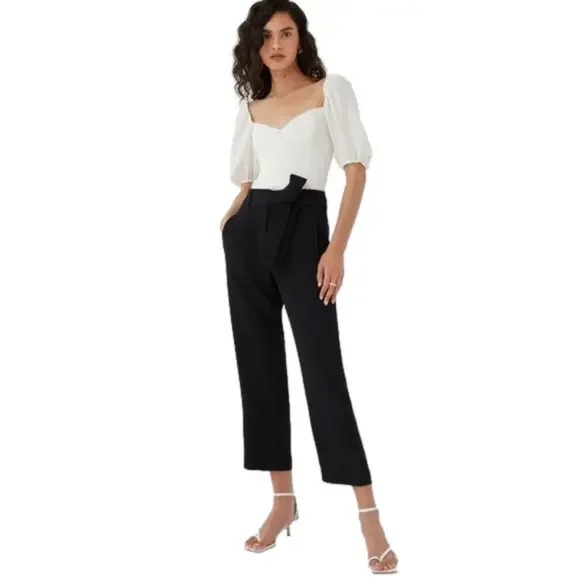 Wilfred Tie-Front Black Dress Pant Women’s Size 2 - Picture 1 of 8